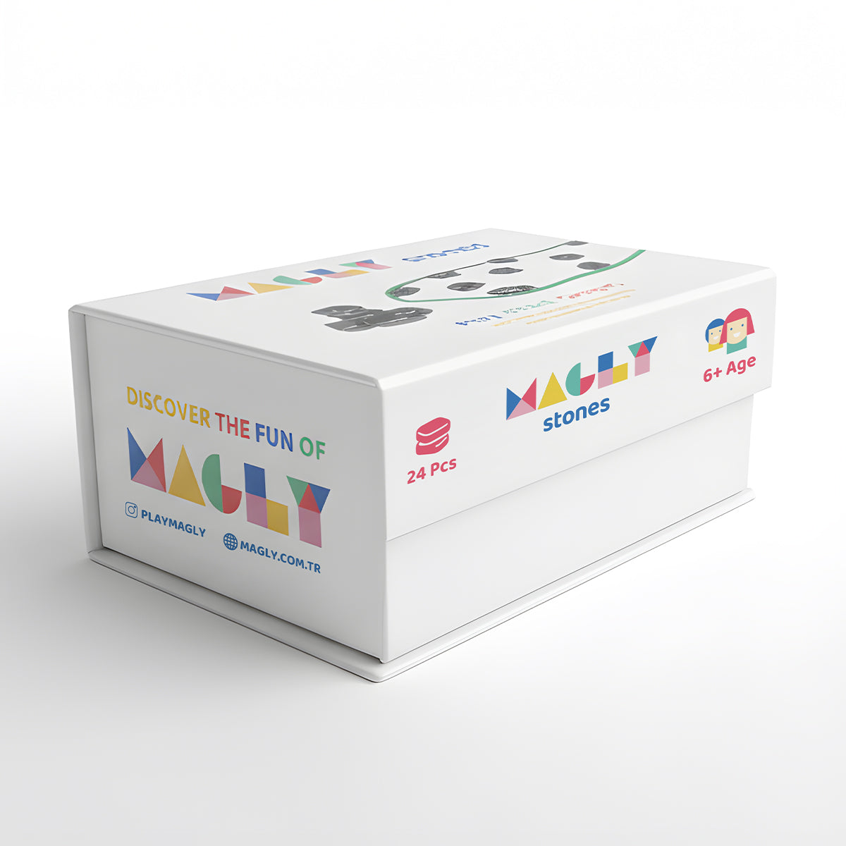 Stones Manyetik Taş Oyunu – 24 Parça Manyetik Satranç Seti